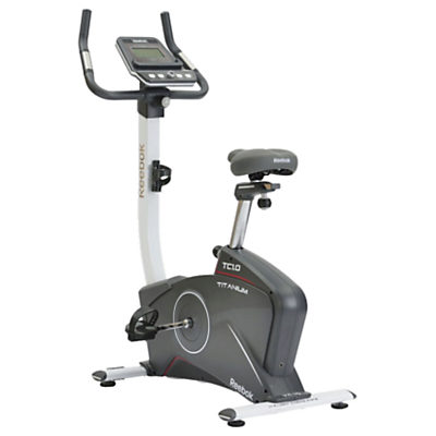 Reebok Titanium TC1.0 Exercise Bike, White/Grey